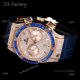 Hublot Big Bang Rose Gold Diamonds Swiss Replica Watches With Blue Diamond Bezel (2)_th.jpg